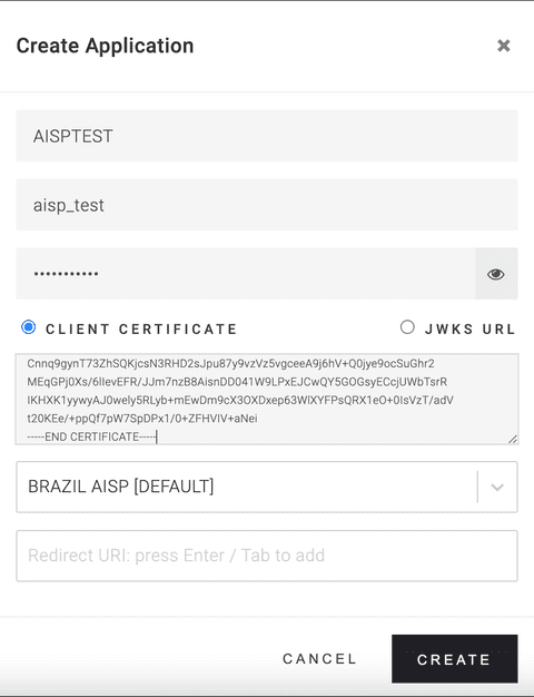 aisp app create1 aisp app create1