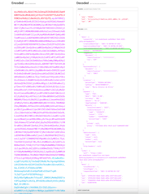 jwt status verify jwt status verify